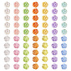 70Pcs 14 Colors Opaque & Transparent Acrylic Beads OACR-TA0002-78-1