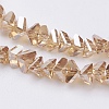 Electroplate Glass Beads Strands EGLA-J145-4mm-PL04-3