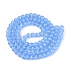 Transparent Glass Imitation Cat Eye Beads Strands GLAA-Q110-01B-05-2