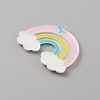 PVC Plastic Cabochons SIL-WH0019-15G-2