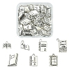 60Pcs Tibetan Style Alloy Pendants for Teachers' Day TIBEP-FS0001-22-1