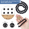 Natural Obsidian Beads Strands G-PH0028-8mm-14-2
