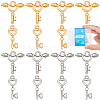 16Pcs 4 Style 304 Stainless Steel Pendants STAS-DC0008-33-1