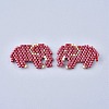 Handmade Seed Beads Pendants SEED-I012-53B-1