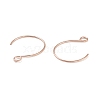 Ion Plating(IP) 304 Stainless Steel Earring Hooks STAS-L216-02A-RG-3