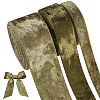 15 Yards 3 Styles Polyester Single Face Velvet Ribbons SRIB-BC0001-31D-1