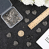20 Sets Zinc Alloy Coin Collision Rivets FIND-CP0001-88-3