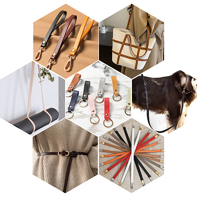 5M Folding PU Leather Flat Cord OCOR-WH20012-14C-05-1