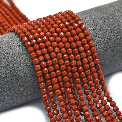 Natural Red Jasper Beads Strands G-A260-A46-01-1