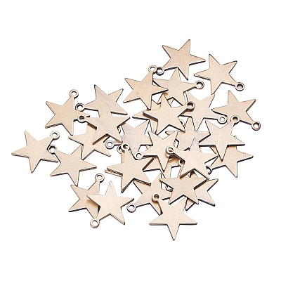 Brass Charms KK-BC0004-37AB-1