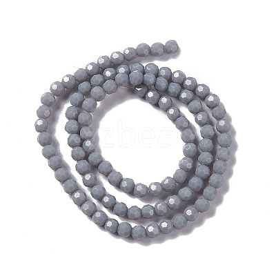 Faceted(32 Facets) Glass Beads Strands EGLA-J042-36A-03-1