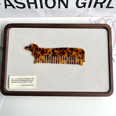 Cellulose Acetate Hair Combs PW-WG46438-02-1