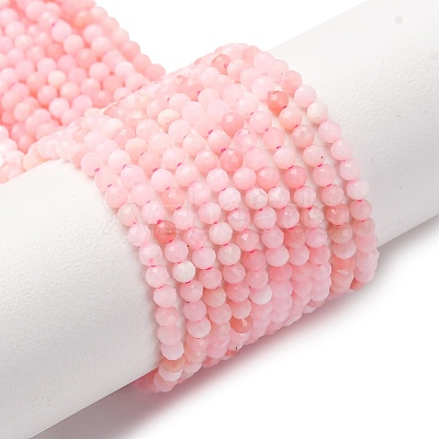 Natural Pink Opal Beads Strands G-C196-A01-2mm-1
