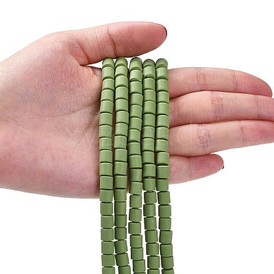 Handmade Polymer Clay Bead Strands X-CLAY-ZX006-01-202-1