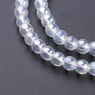 Glass Bead Strands X-GR6mm-01Y-AB-1