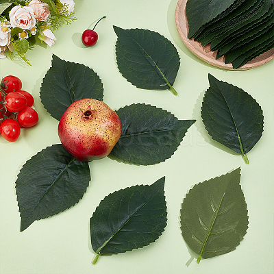 Polyester Artificial Leaf AJEW-WH0752-284B-1
