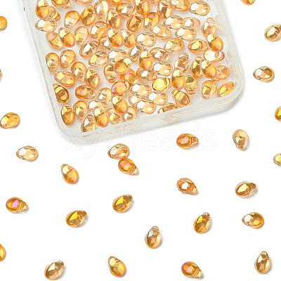 100Pcs Electroplate Glass Beads EGLA-YW0005-27J-1