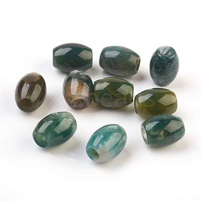 Natural Indian Agate European Beads X-G-F580-A02-1
