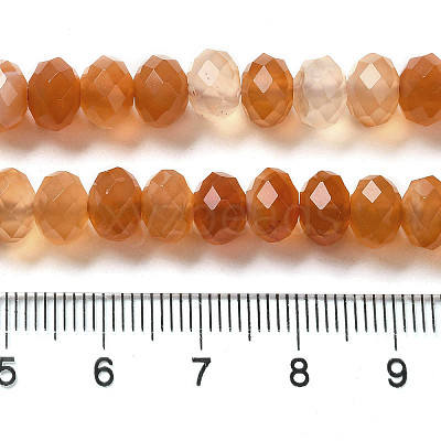 Natural Banded Agate/Striped Agate Beads Strands G-E605-A02-02H-1