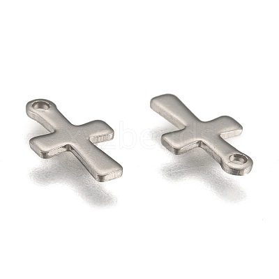 Tarnish Resistant Stainless Steel Tiny Cross Charms LS-STAS-Q168-07-1