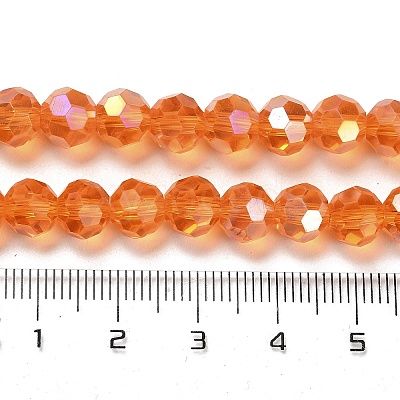 Transparent Glass Beads EGLA-A035-T8mm-B05-1