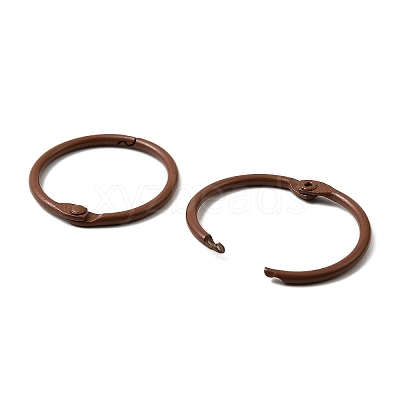 Spray Painted Iron Hinged Binder Rings IFIN-P040-01A-1