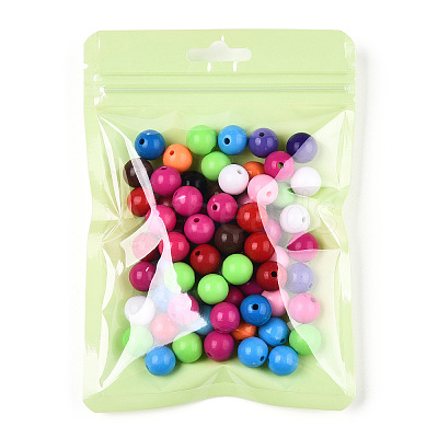 Macaron Color Plastic Yin-yang Resealable Bags OPP-N001-01E-05-1