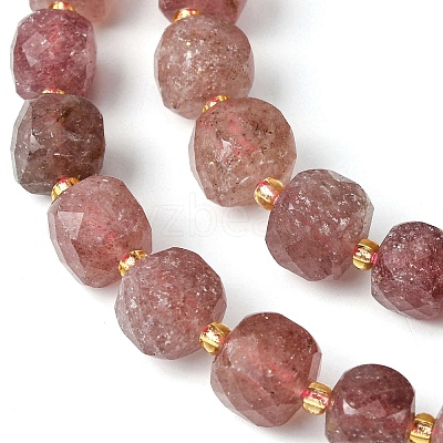 Natural Strawberry Quartz Beads Strands G-Q010-A21-01-1