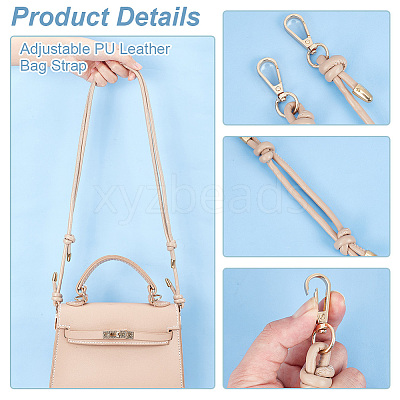 Adjustable PU Leather Bag Straps FIND-WH0002-40C-1