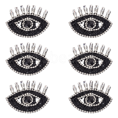 Evil Eye Shape Appliques DIY-WH0401-33-1