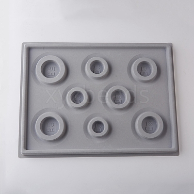8 Sizes Plastic Rectangle Bracelet Design Board TOOL-D052-01-1