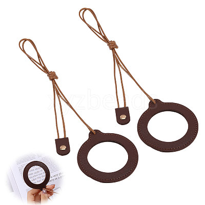2Pcs Neck Wear Magnifying Glass AJEW-CA0005-27D-1