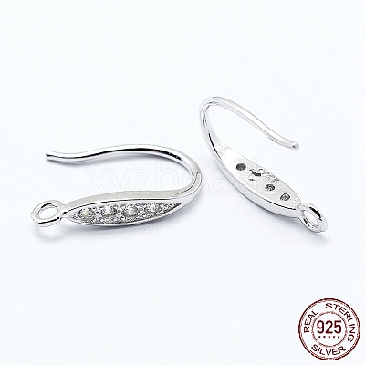 Anti-Tarnish Rhodium Plated 925 Sterling Silver STER-L054-03P-1