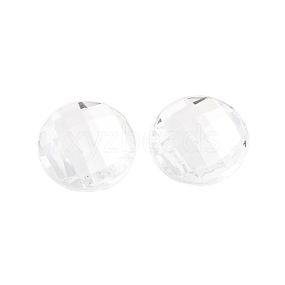 Acrylic Rhinestone Cabochons GACR-R002-12mm-08-1