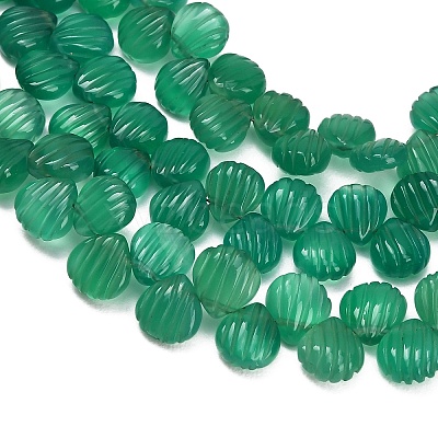 Natural Chrysoprase Carved Beads Strands GG-CBA0C95-D03-1