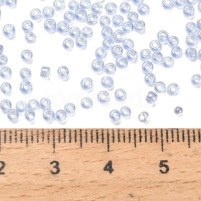 Transparent Colours Glass Seed Beads SEED-H004-01F-1