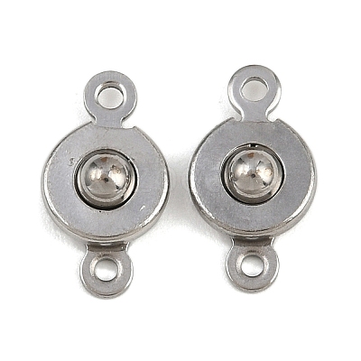 304 Stainless Steel Snap Clasps X-STAS-K311-03P-1