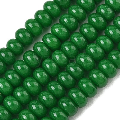 Dyed Natural White Jade Beads Strands GG-CBA9281-A13-5x8mm-1