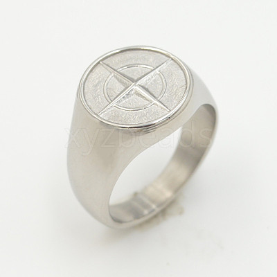 304 Stainless Steel Finger Rings FS-WG5F41B-64-1