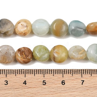 Natural Flower Amazonite Beads Strands GG-CBA787B-A26-1