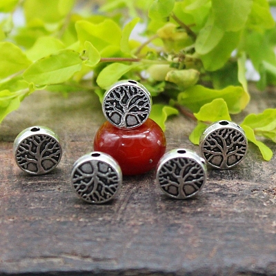 Tibetan Style Alloy Beads PW-WG631B9-01-1