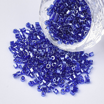 8/0 Two Cut Glass Seed Beads SEED-S033-15A-05-1