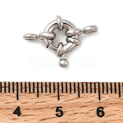 Brass Spring Ring Clasps KK-D407-01P-A-1