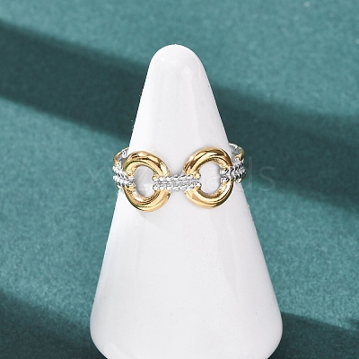 304 Stainless Steel Cuff Open Rings RJEW-P181-02C-A-1