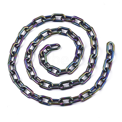 Acrylic Opaque Cable Chains X-PACR-N009-002-1