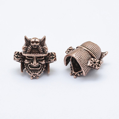 Brass Devil Beads KK-P130-061R-NR-1