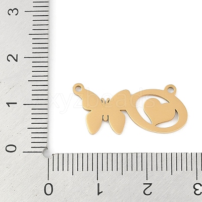 304 Stainless Steel Pendants STAS-L279-002G-O-1