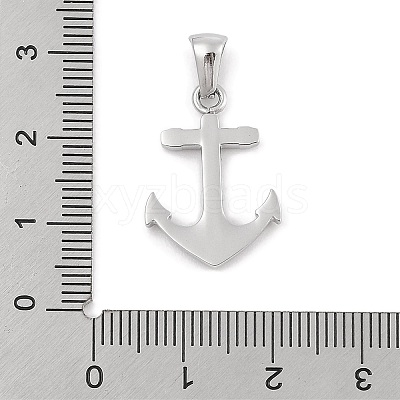 304 Stainless Steel Micro Pave Cubic Zirconia Pendants STAS-D112-03P-07-1