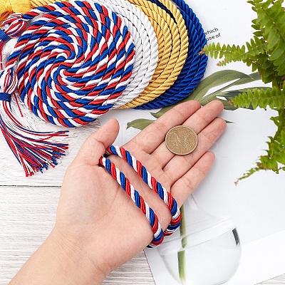 Polyester Graduation Honor Rope AJEW-NB0001-60-1