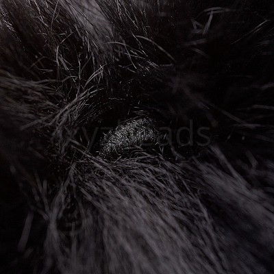 Handmade Faux Rabbit Fur Pom Pom Ball Covered Pendants WOVE-F020-A14-1